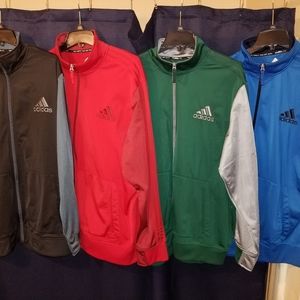 4 New Adidas Zip Up Jackets